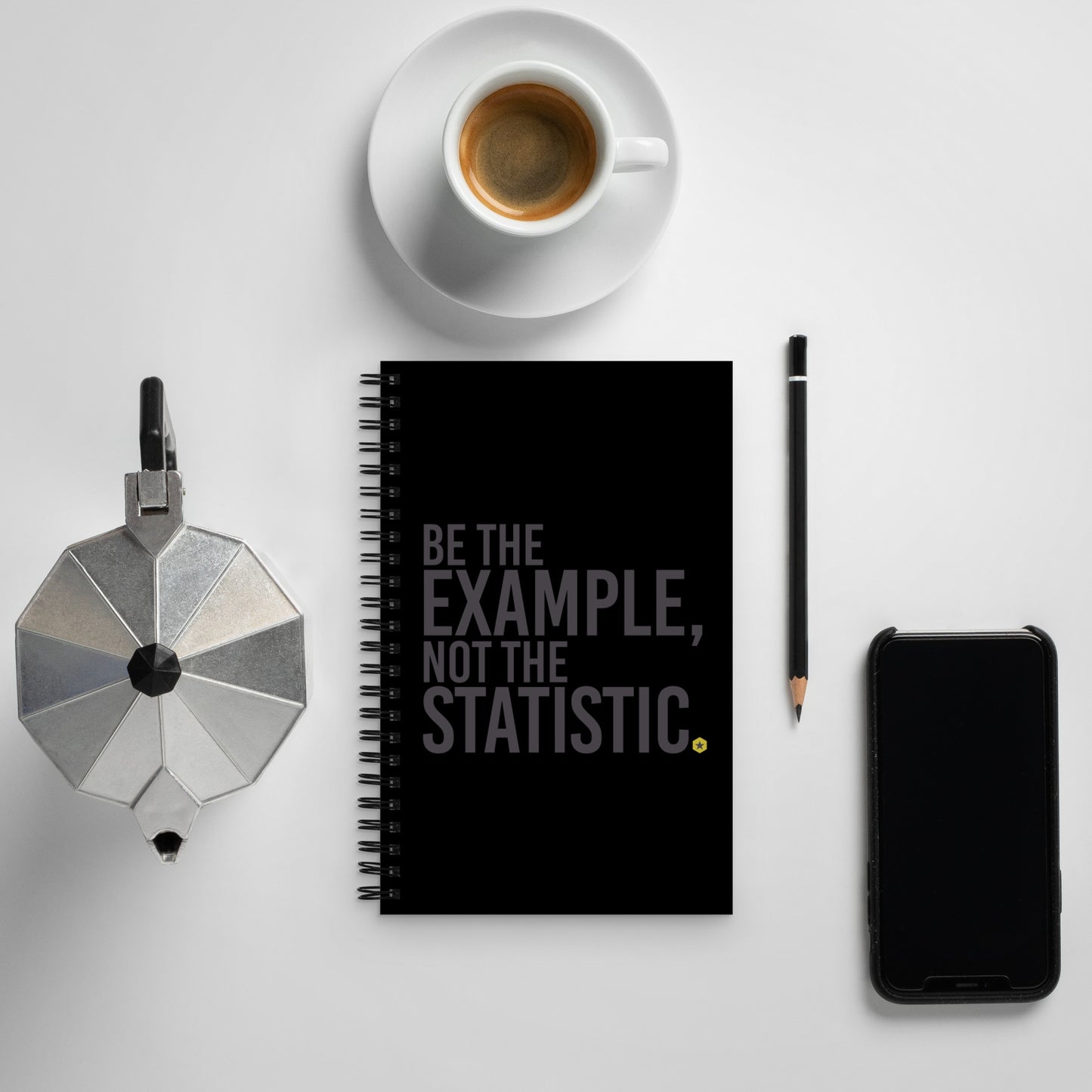 Be The Example Spiral notebook