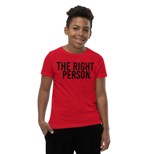 Youth "The Right Person" Short Sleeve T-Shirt