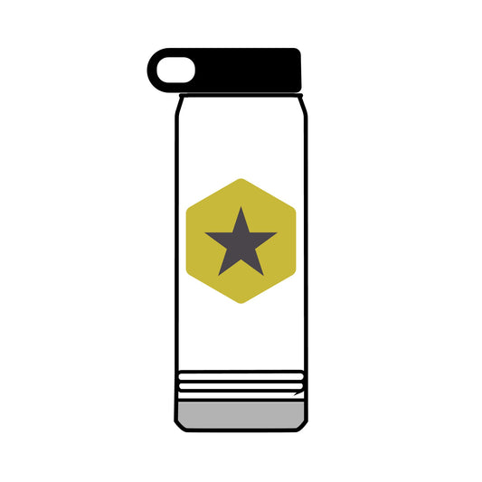 32oz Team Linville Water Bottle — Insulated Sports Bottle with Star Logo