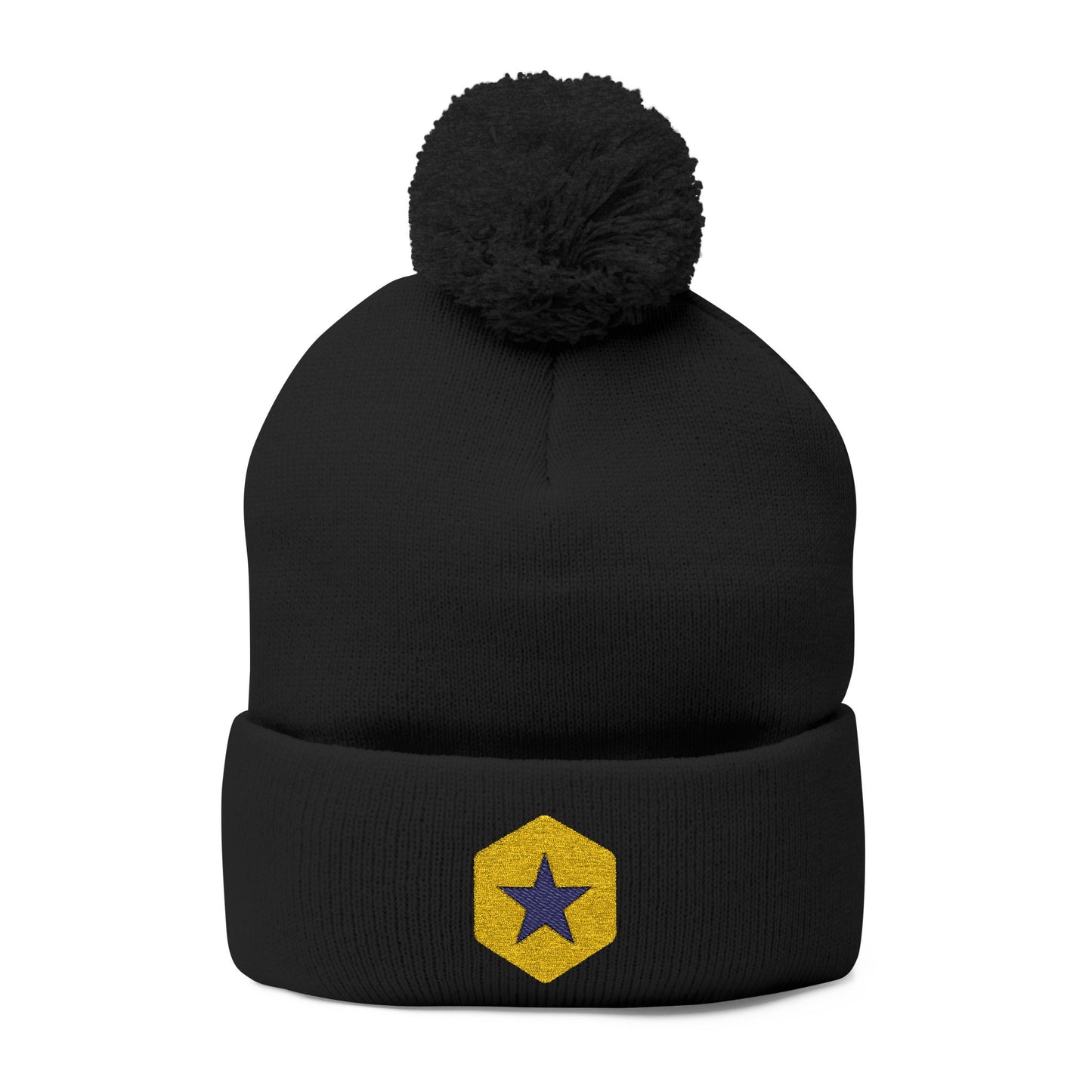 Team Linville Embroidered Pom-Pom Beanie