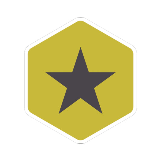 Team Linville Sticker — Yellow Badge Kiss-Cut Decal for Laptops & Journals