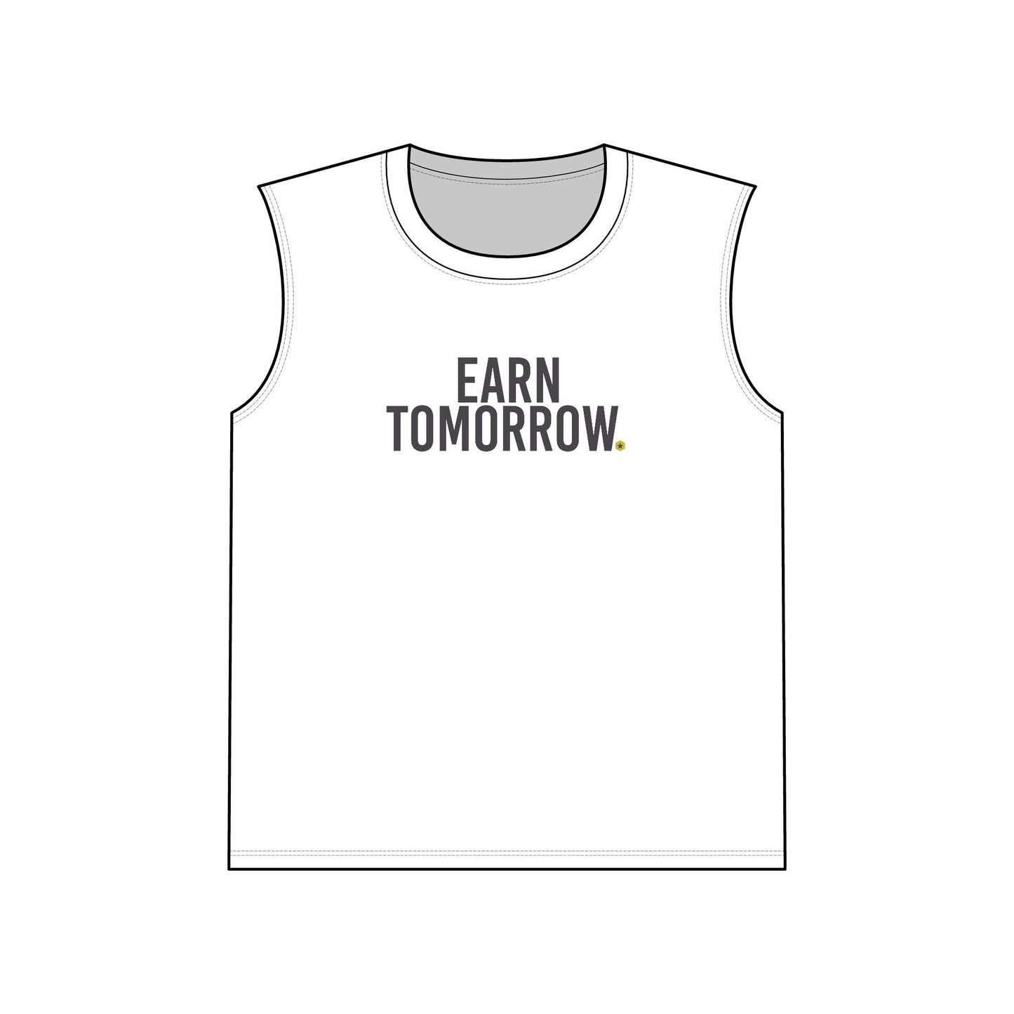 Earn Tomorrow Muscle Tank — Motivational Gym Tank Top
