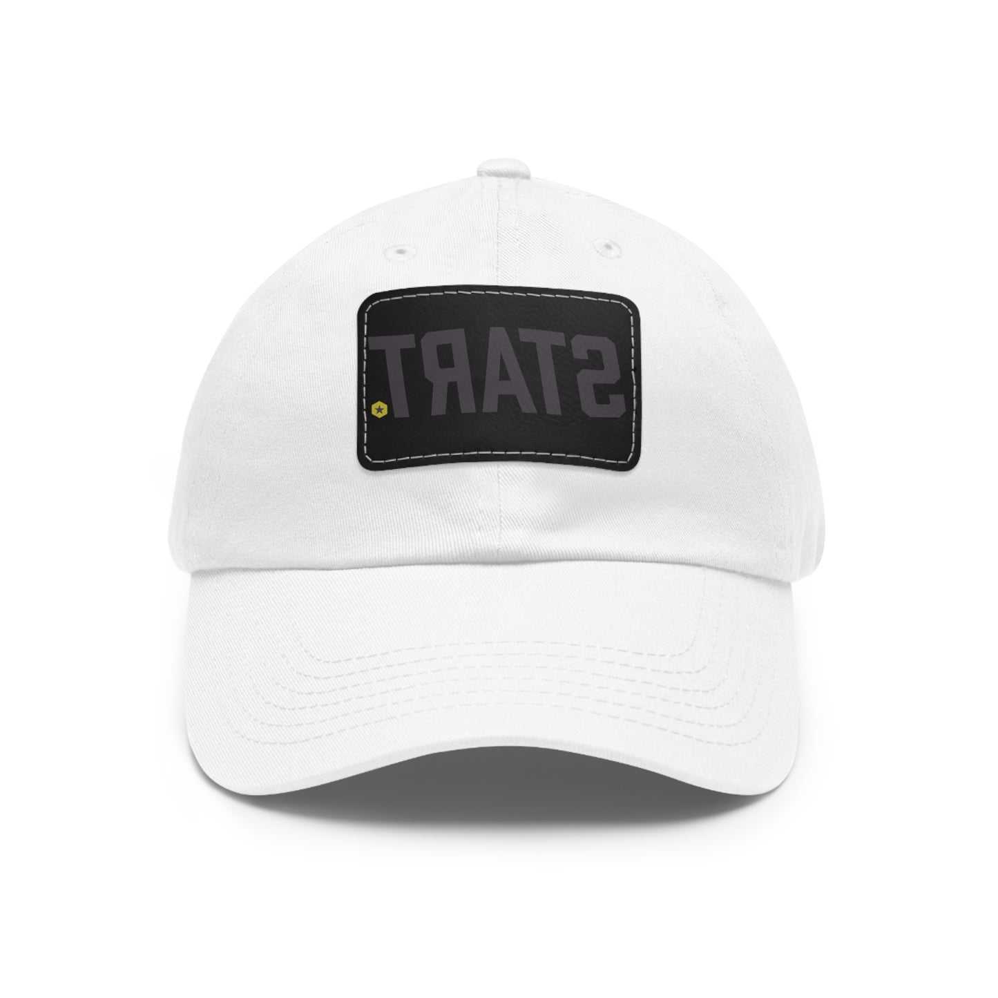 Start Hat with Leather Patch