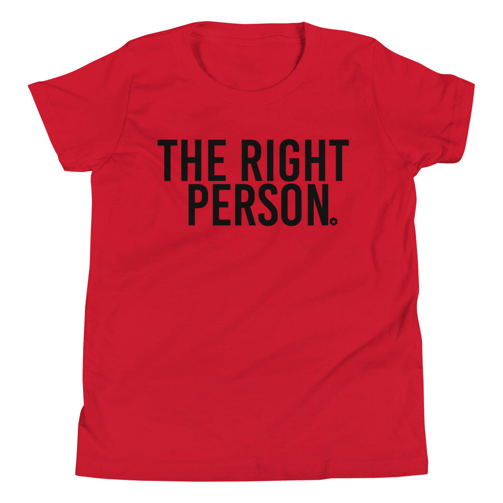 Youth "The Right Person" Short Sleeve T-Shirt