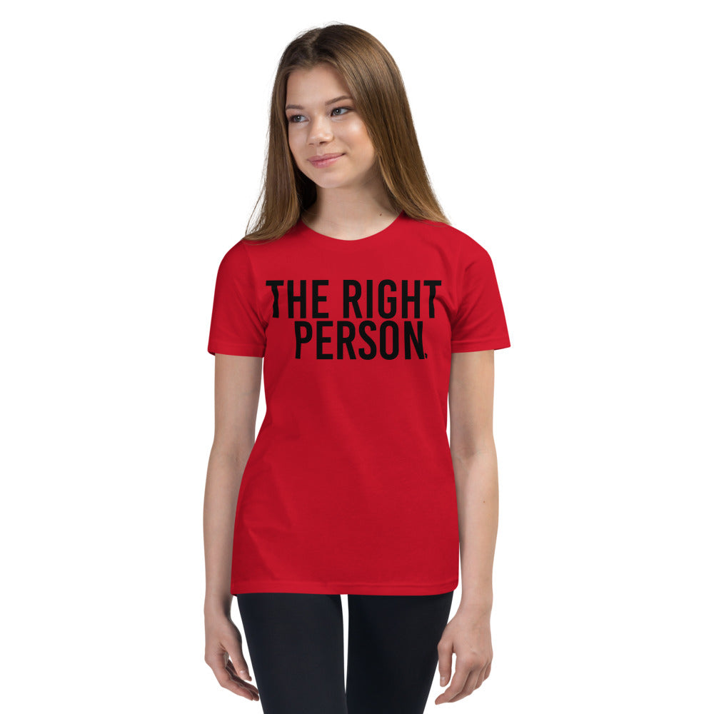 Youth "The Right Person" Short Sleeve T-Shirt